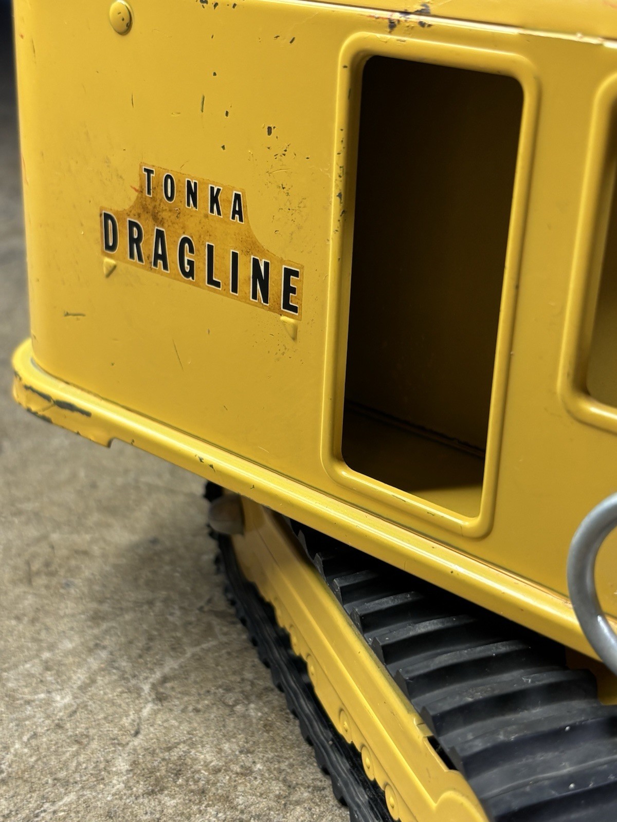 Vintage 1960’s Steel Tonka Drag Line Crane Made In USA