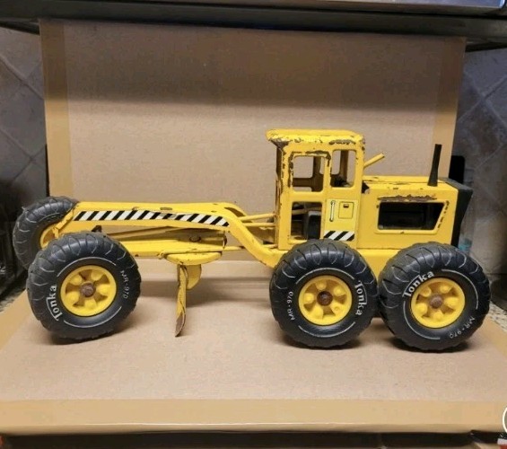 TONKA MR-970 ROAD GRADER PRESSED STEEL METAL 1970’S