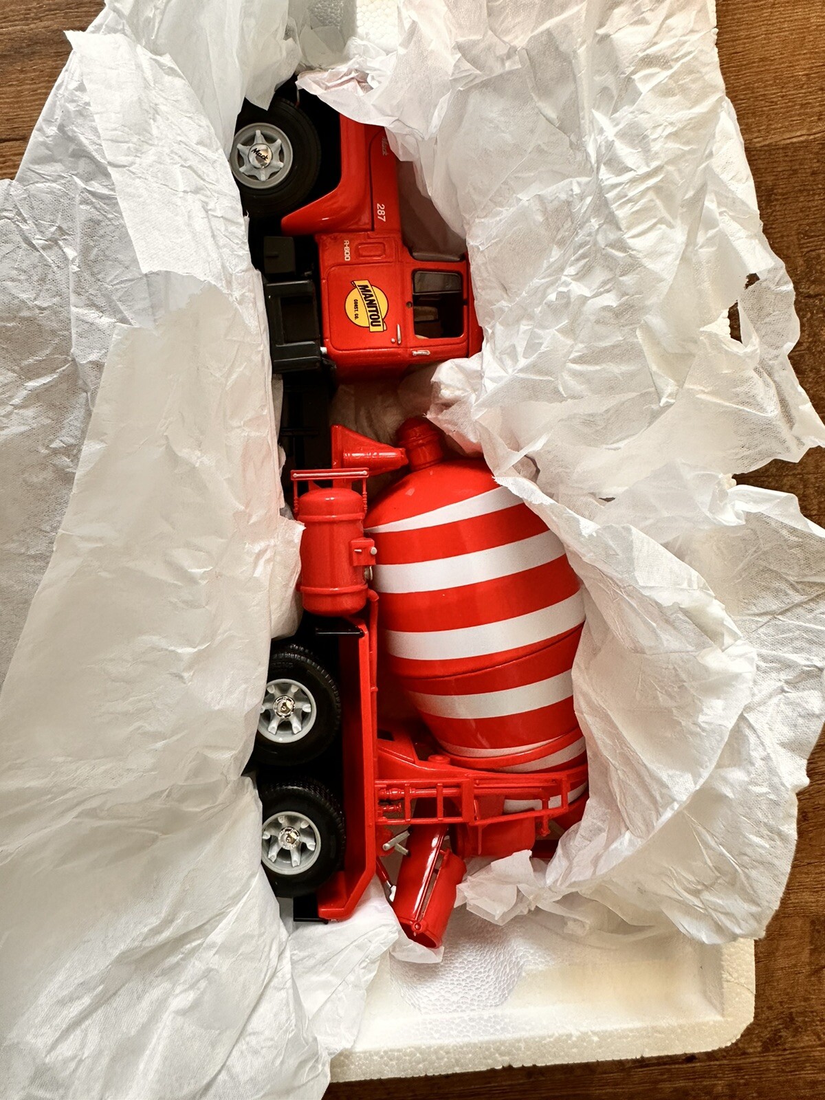 1998 Official Replica Manitou Const. Co Concrete Mixer Mack R-600 NEW!