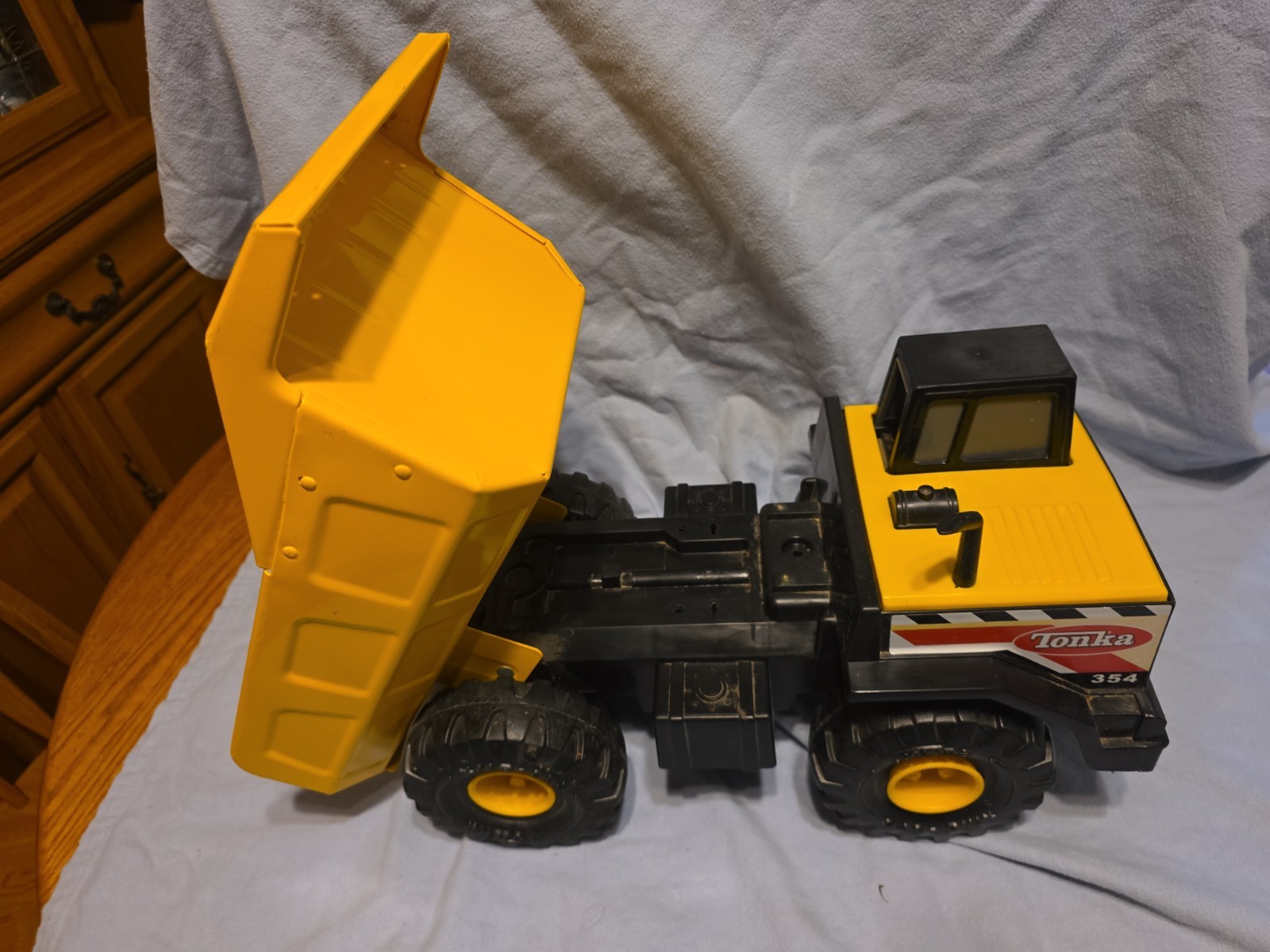 2012 Era Tonka 354 Dump Truck Pressed Steel Classic Toy Clean!