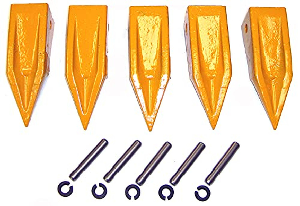 1U3202T CAT Caterpillar Style J200 Excavator Single Tiger Bucket Teeth (5 Pack)