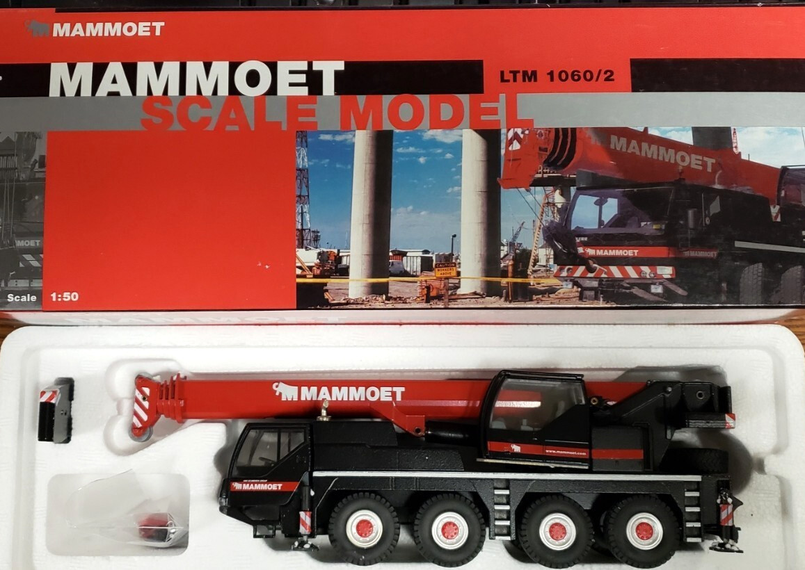 Conrad 2094M Liebherr LTM1060/2 – 4 Axle Crane – Mammoet 1/50 Die-cast MIB