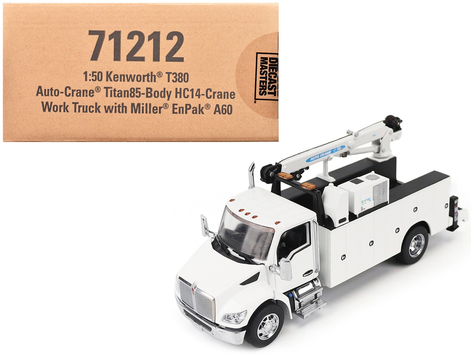 Kenworth T380 Auto Crane Titan 85 Body HC14 Crane Work Truck with Miller EnPak