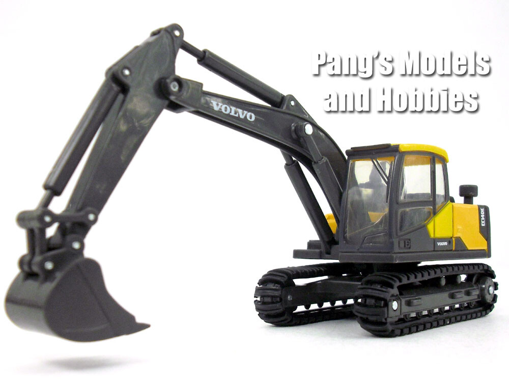 3 Inch Volvo EC140E (EC140) Hydraulic Excavator Scale Diecast & Plastic Model