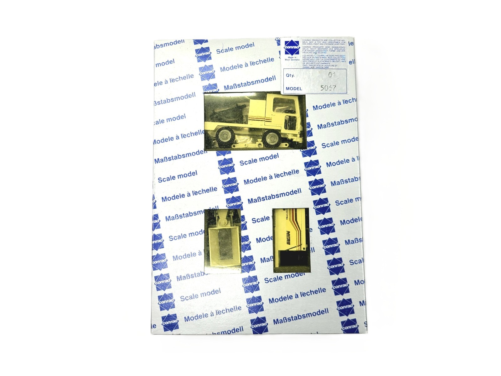 Elgin Trailwind Street Sweeper – Conrad 1:50 Scale Diecast Model #5067 New