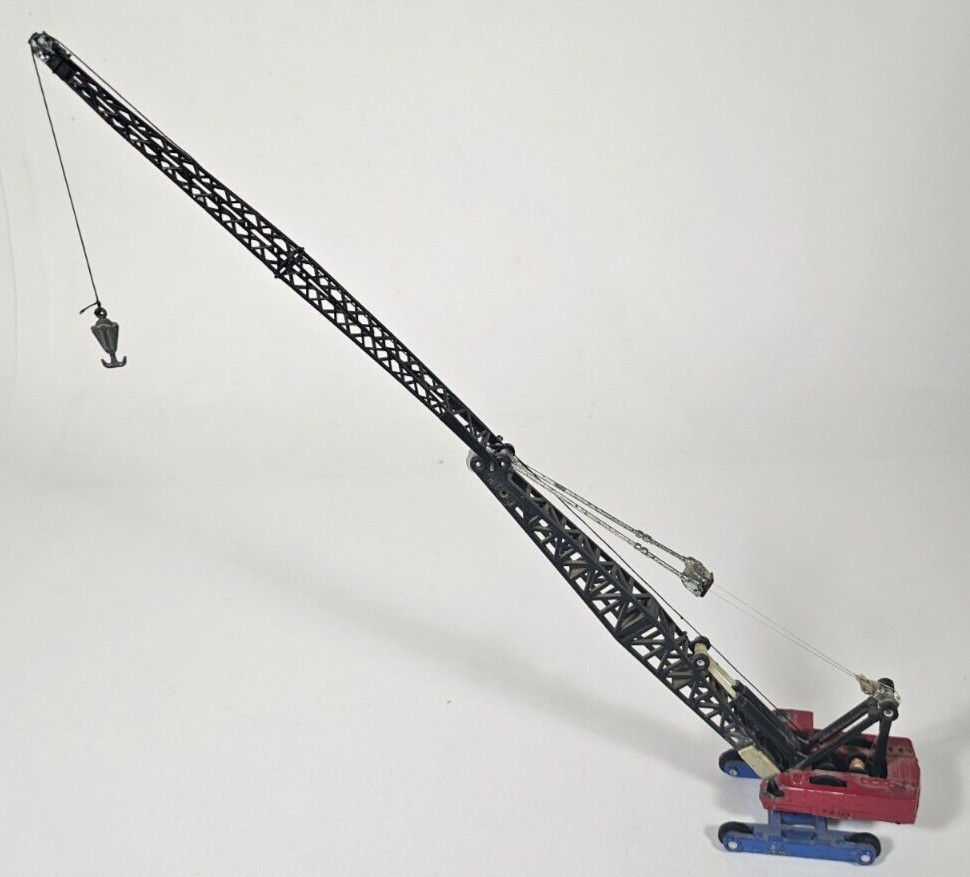 Red Hitachi Hydraulic Crawler Crane PB 183 w/ Extra Base & Track Diecast