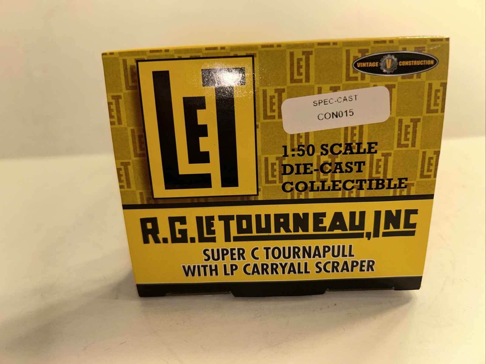 Le Tourneau Model Super C with LP Carryall Scraper 1:50 SpecCast