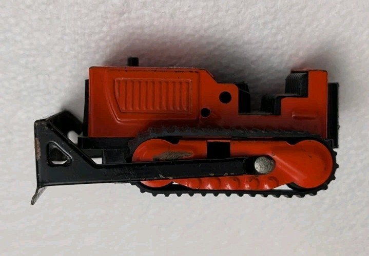Vintage 1970s Tonka Mini 510 Bulldozer Dozer Orange Black Blade 4.5 – GREAT DEAL