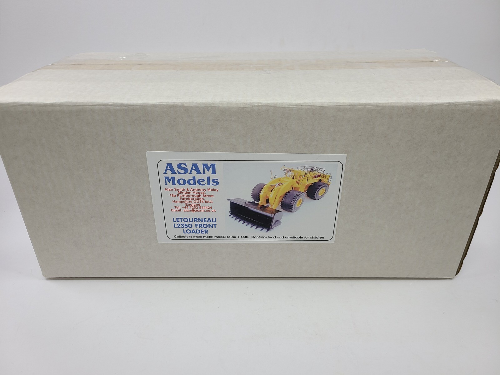 Letourneau L-2350 Wheel Loader – Yellow ASAM Smith 1:48 Scale Model #LET2350