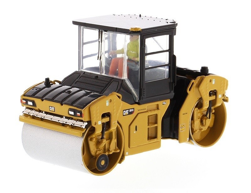 DIECAST MASTERS,CATERPILLAR CB 13 tandem compactor with cab, 1/50, DCM85595