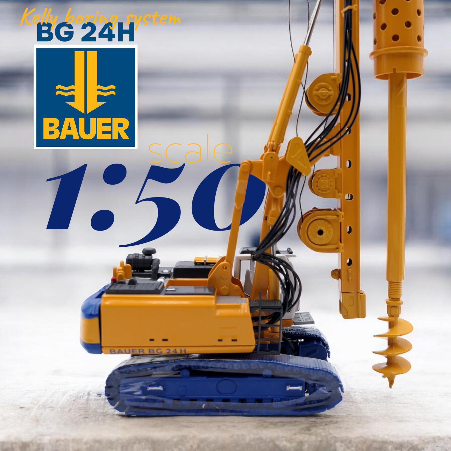 Brami – BAUER BG24H, Drill with Kelly Boring System – OUT OF STOCK, Scale 1:50