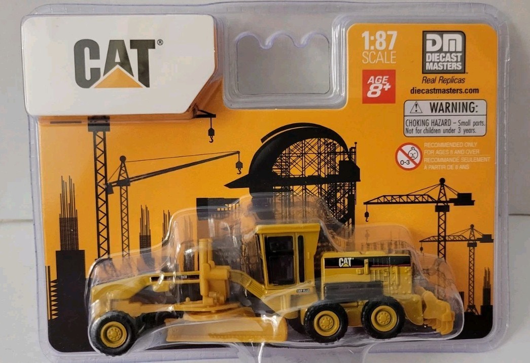 1:87 Scale Norscot 55403 Die-Cast CAT 163H Motor Grader