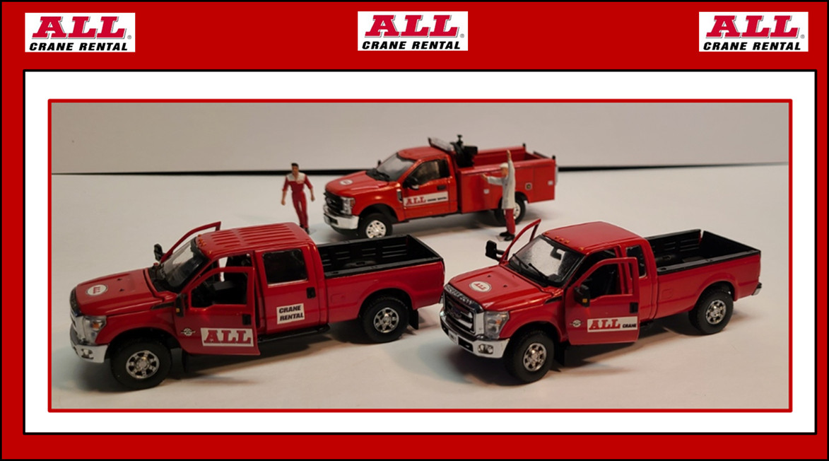 1/50 ALL Crane Ford F-250 Pick Up Trucks x 2 – FREE SHIPPING !!!