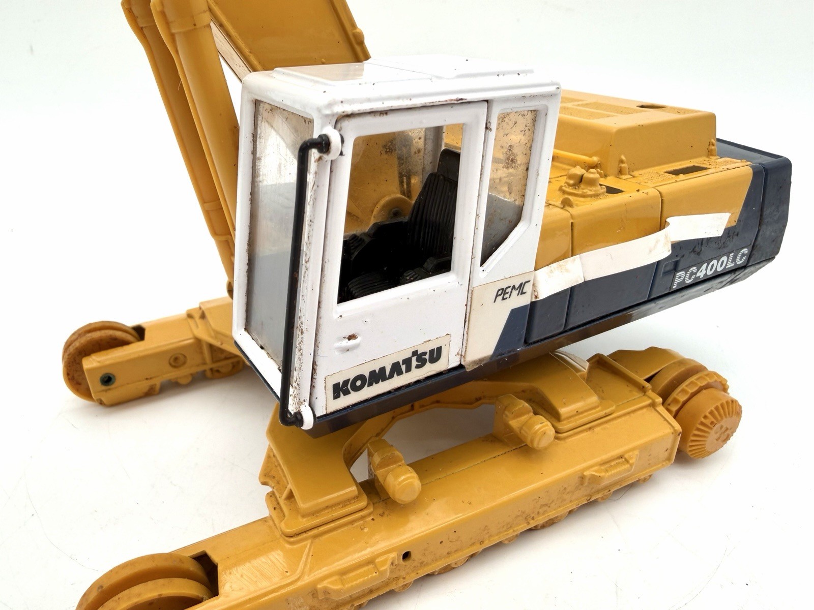 Joal Komatsu PC400LC 1:32 Diecast Excavator Missing Tracks Restoration