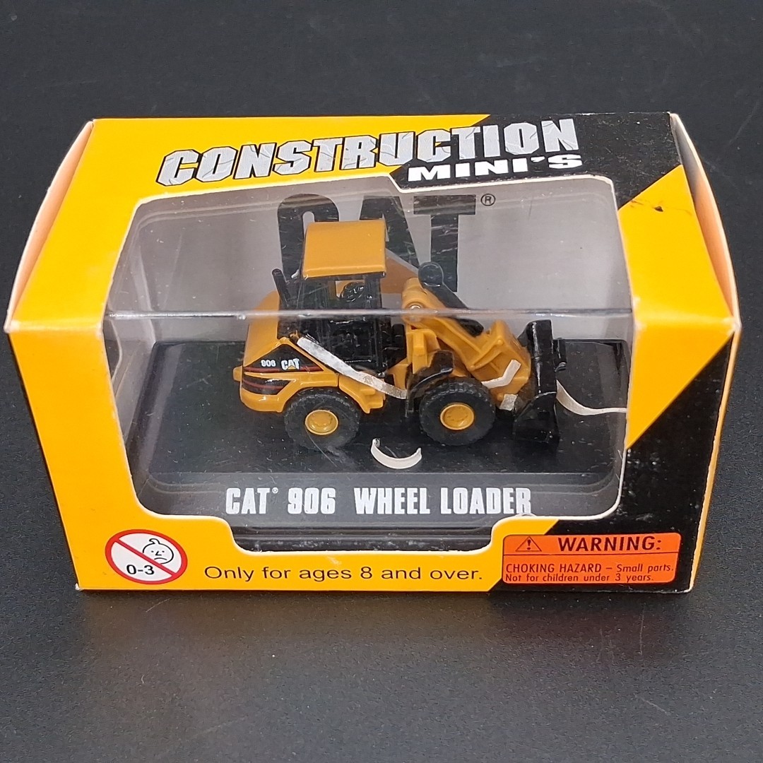 Lot of 2 Cat Construction Mini Caterpillar 315C L & 906 Wheel Loader Diecast LN