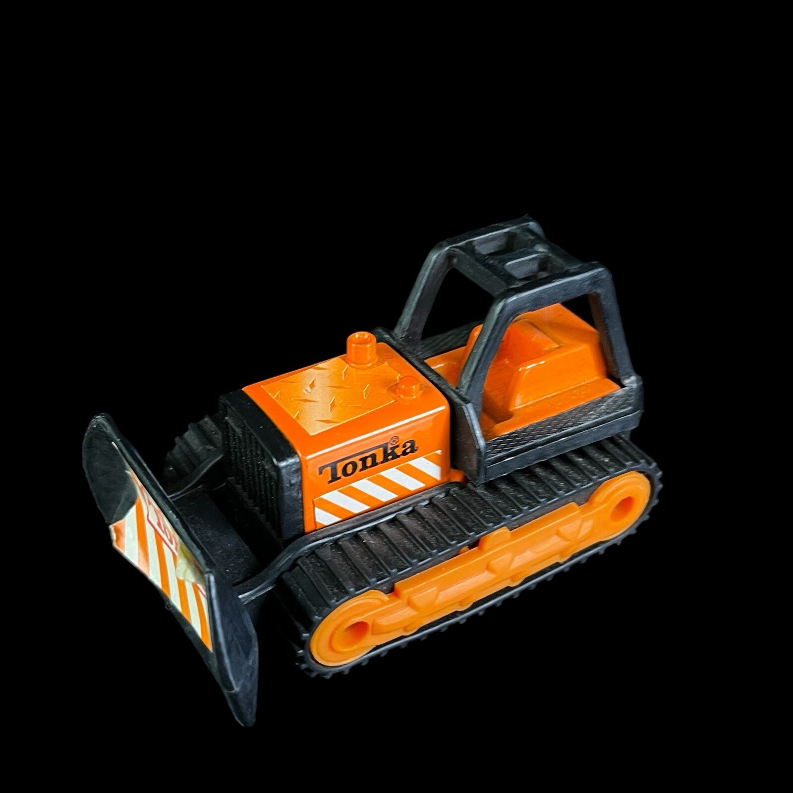 HASBRO 2003 MCDONALDS TONKA orange Mini Bulldozer happy meal