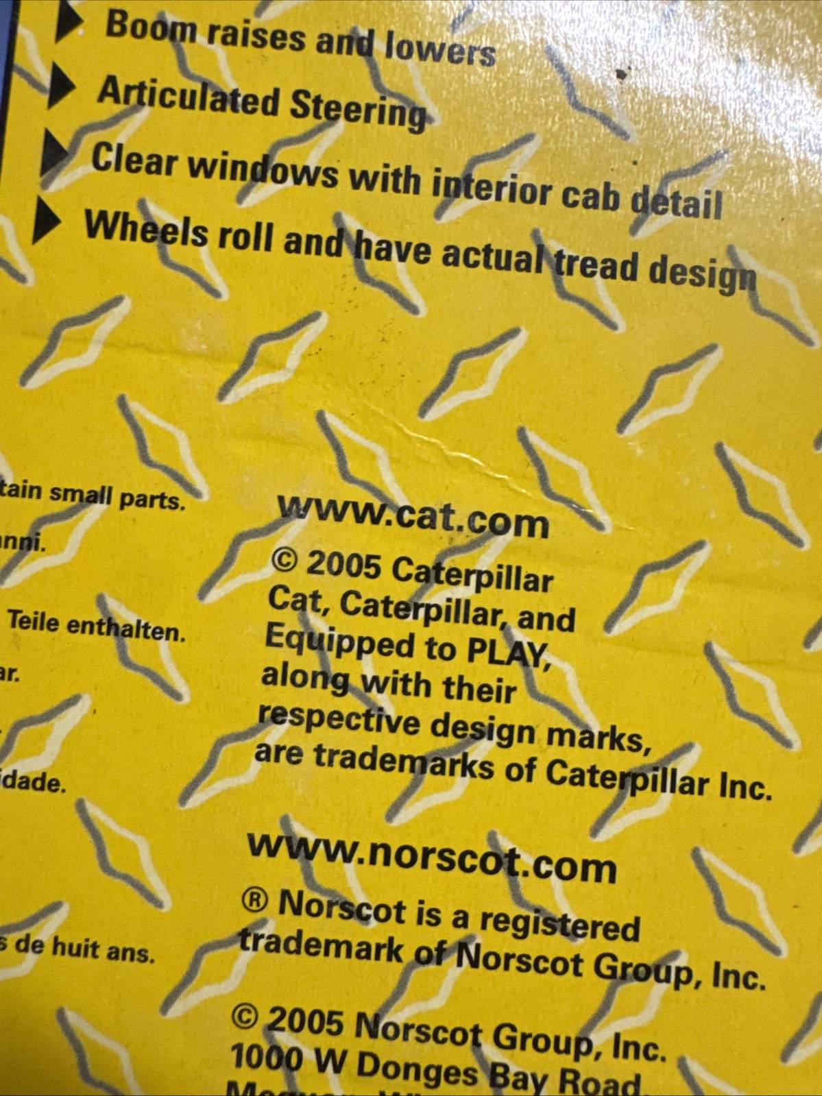 NORSCOT Caterpillar CAT 950G Series II Wheel Loader 55402 Scale 1:87 NIB