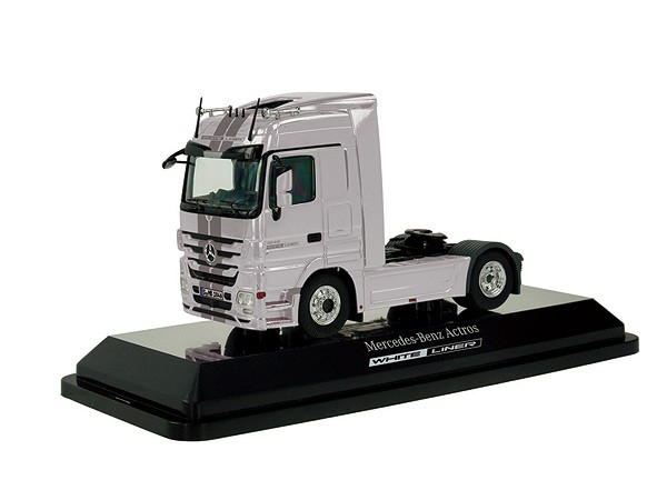 NZG 740-04 1:50 Mercedes-Benz Actros 4×2 Truck Tractor in White Liner