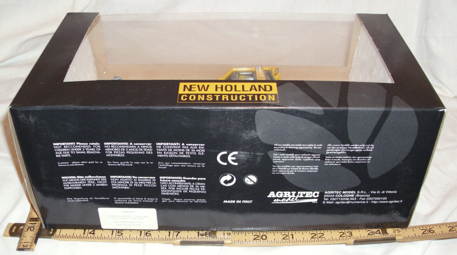 NEW HOLLAND DC 180 DOZER WITH RIPPER MODEL BY AGITECH 1:32 BOXED NEW