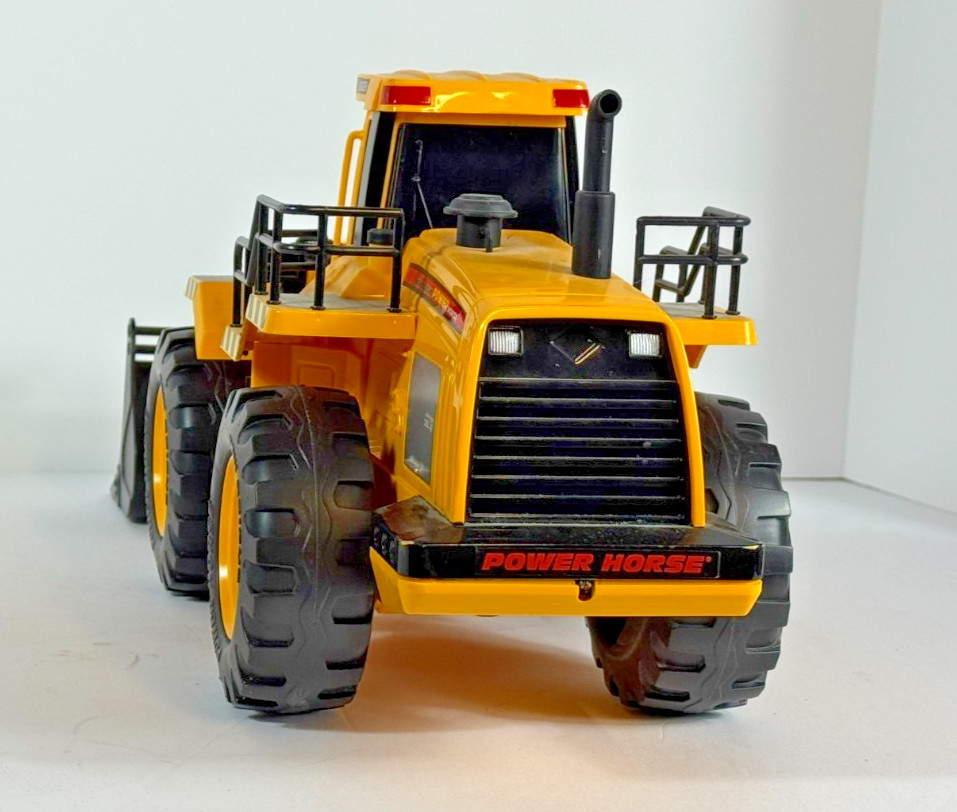 New Bright Power Horse Front Loader Construction Toy Vehicle – Large Loader