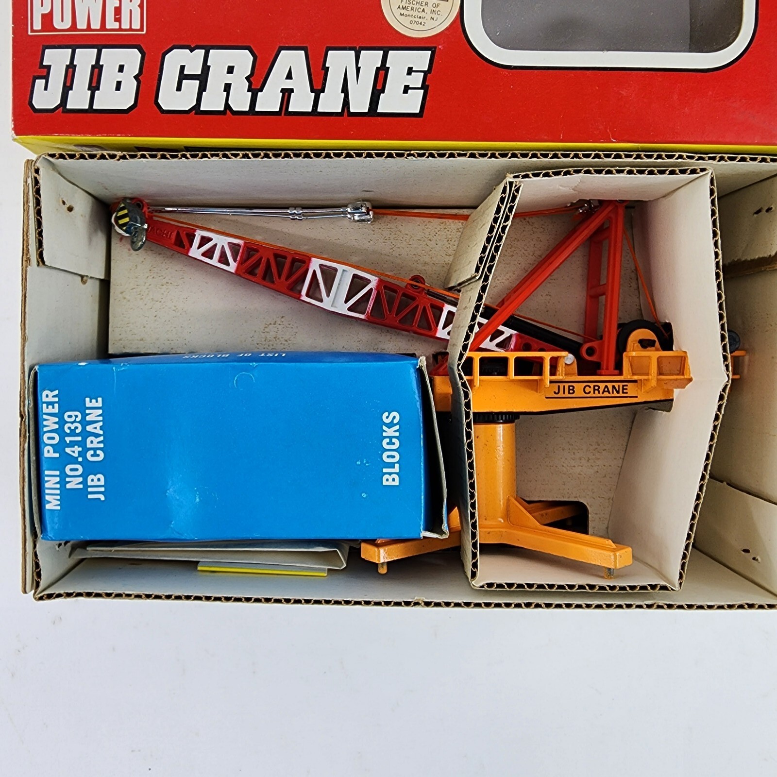 Shinsei Mini Power JIB CRANE 4139 Diecast Kit ORIGINAL COMPLETE RARE NOS NEW