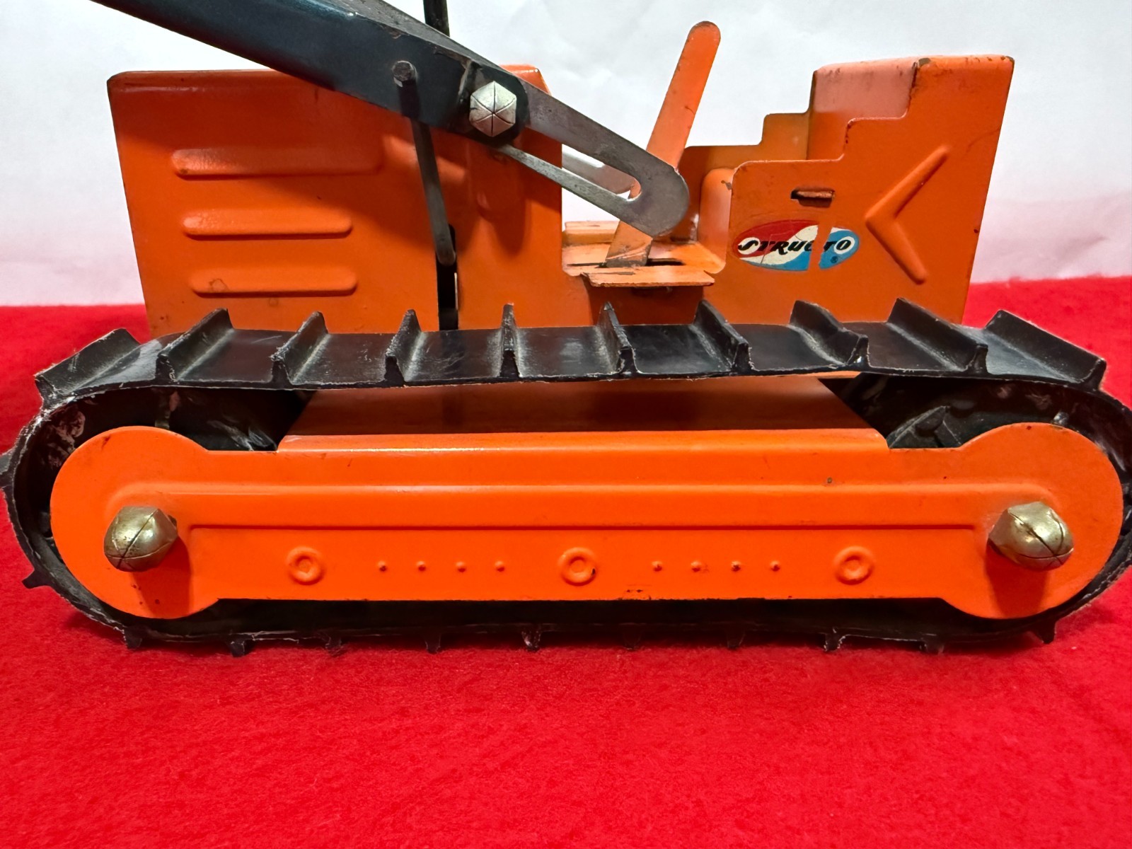 RARE Vtg Structo 1960’s Hi-Lift Bulldozer & Sandloader Pressed Steel Made in USA