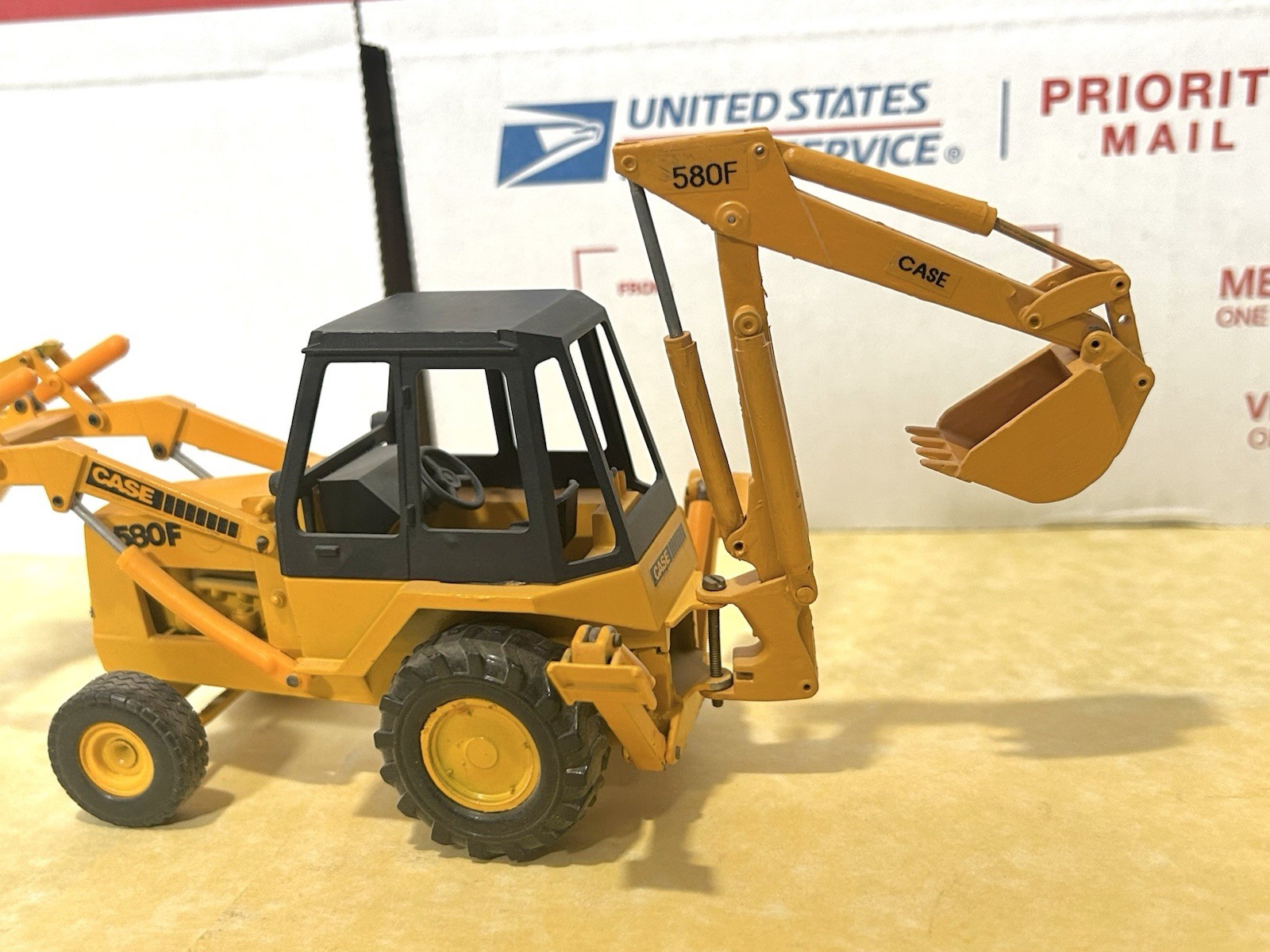 Conrad 1/35 Case 580F Construction King Loader-Backhoe w/Original Box!
