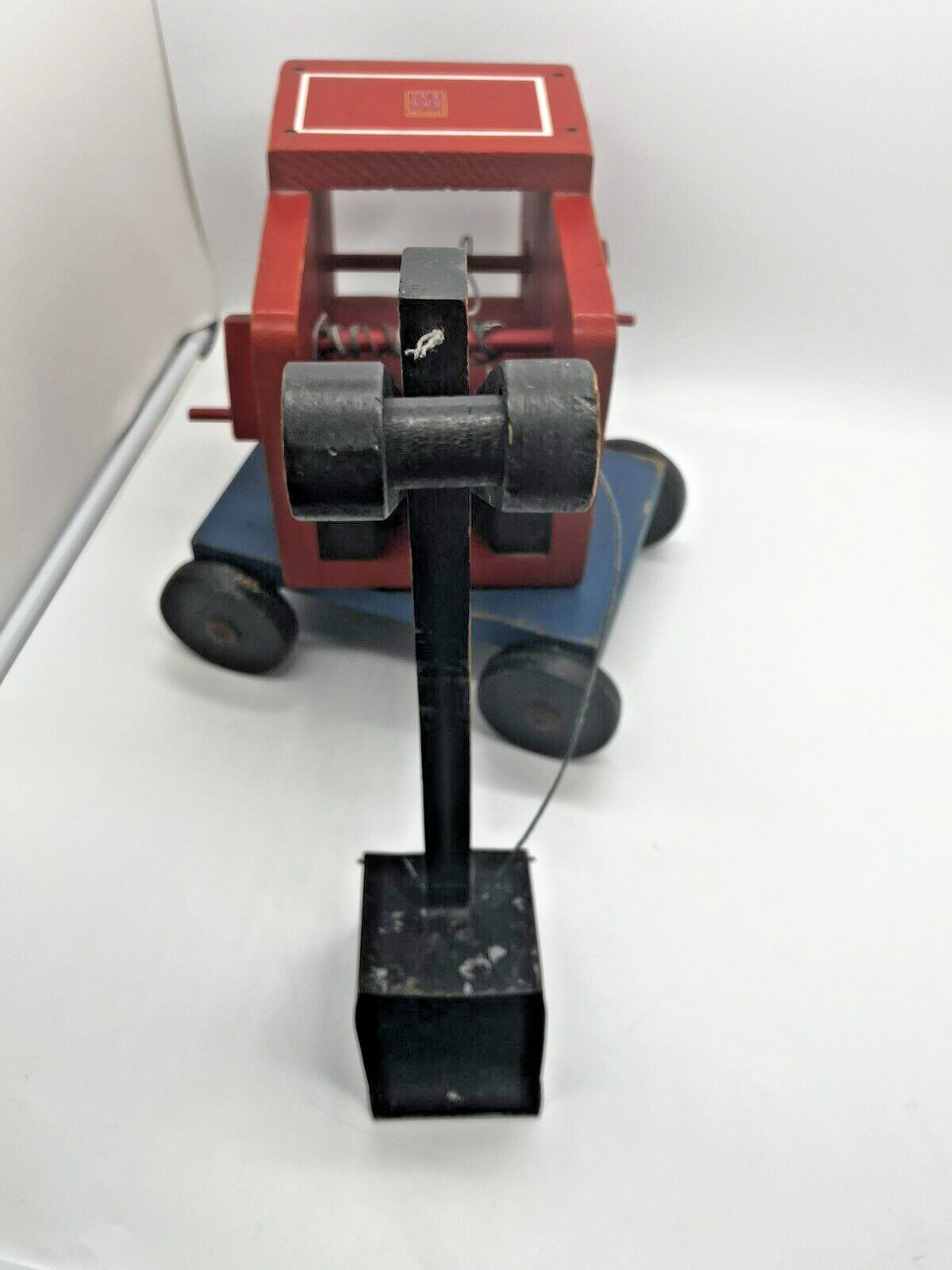 Tick Tock Wooden Toy – Made For Firestone – Antique Steam Shovel 1940s Excavator