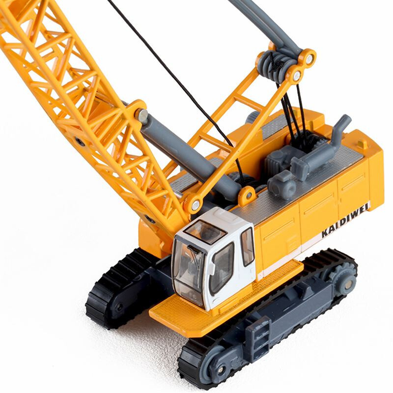 Diecast Tower Cable Excavator 1:87 Scale Heavy Construction Vehicle Hobby Model