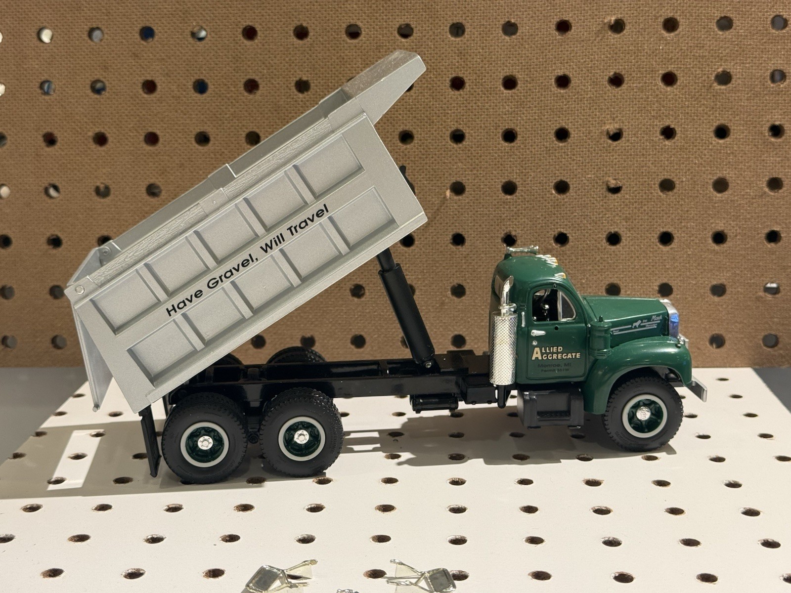 1st First Gear 1/34 Mack R Model Dump Truck Allied Aggregate 19-1828
