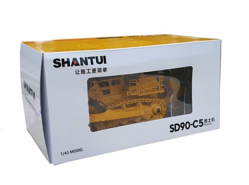 1:43 27CM SHANTUI SD90-C5 Bulldozer Construction Equipment Machine Diecast Model