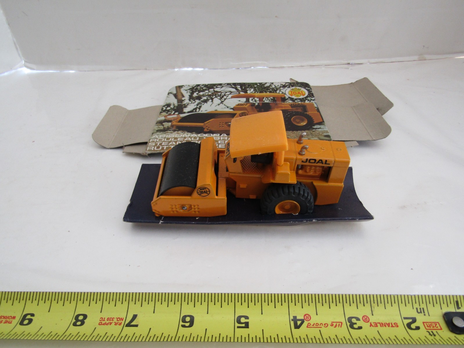 VINTAGE JOAL STEAM ROLLER 221 CONSTRUCTION DIECAST TOY TRUCK