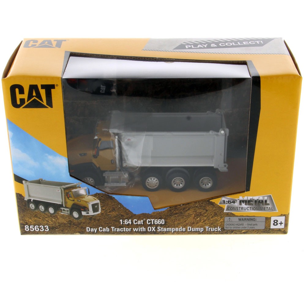 Diecast Masters 85633 Cat CT660 OX Stampede Dump-Truck 1/64 Scale Diecast Model