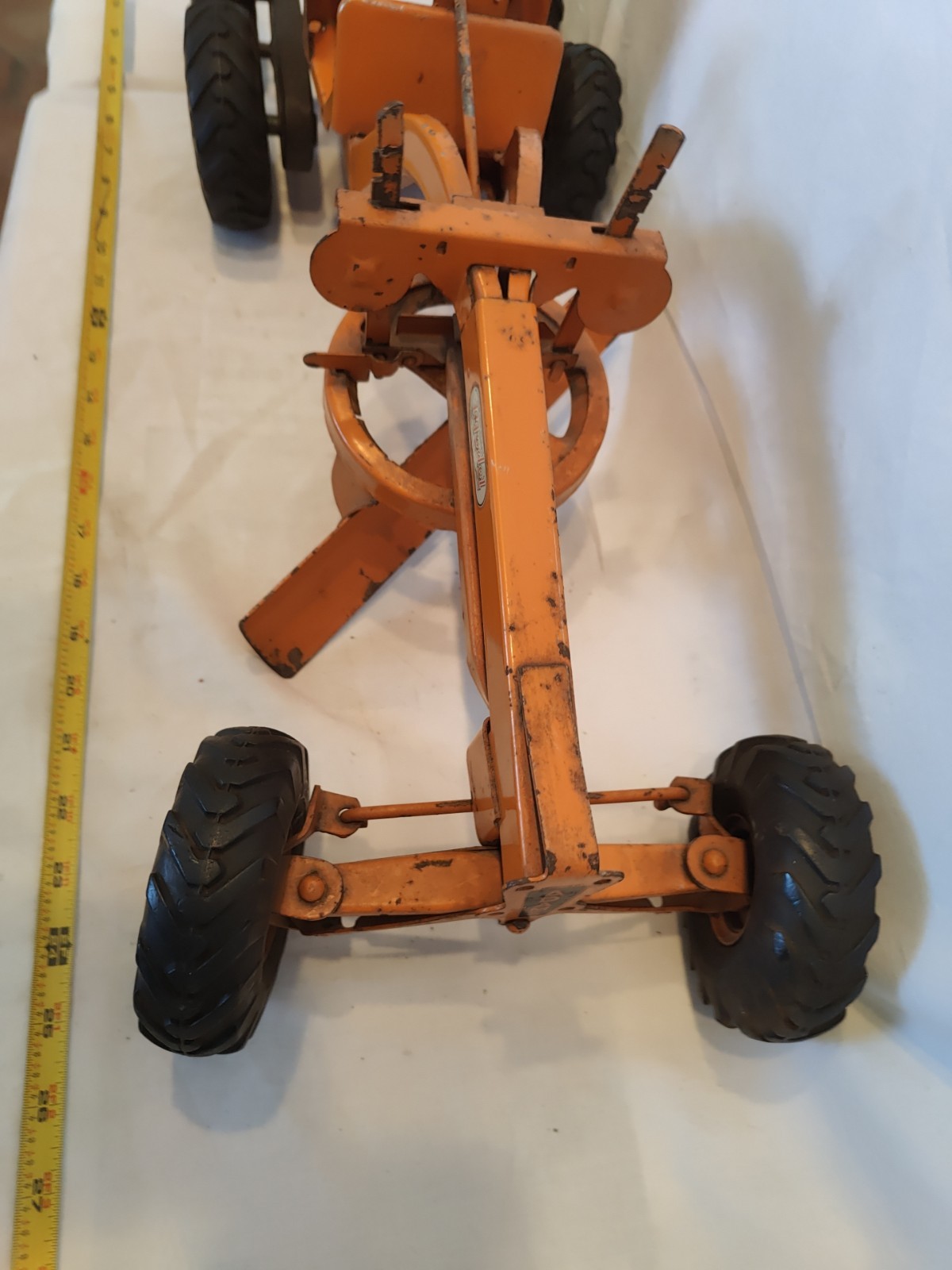 Doepke Model Toys Adams Road Grader Diesel Motor Steel 1950’s Vintage Fair Cond.