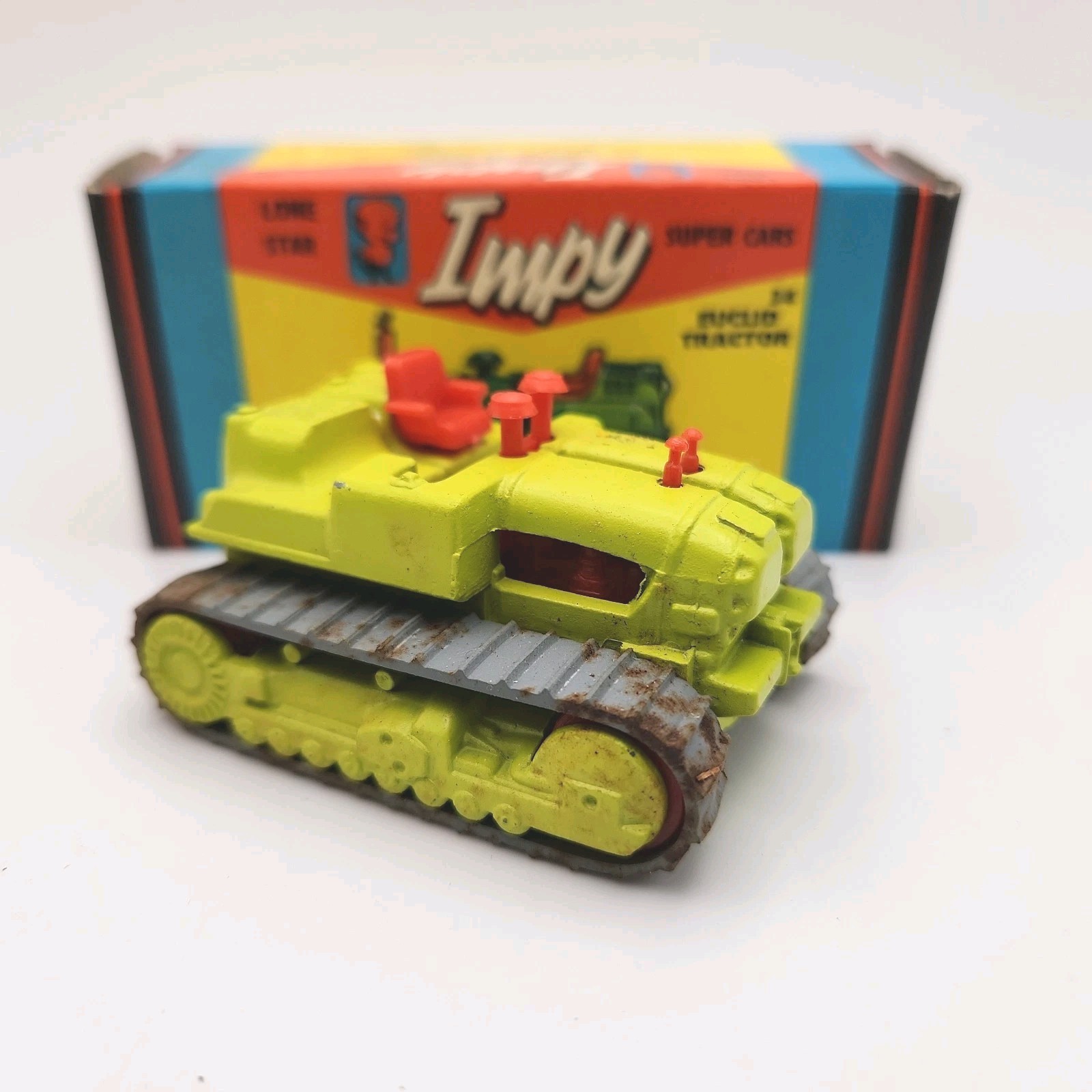 Lone Star Impy Super Cars Lot #25 Tractor #33 Crane #34 Euclid Tractor NIB Cond