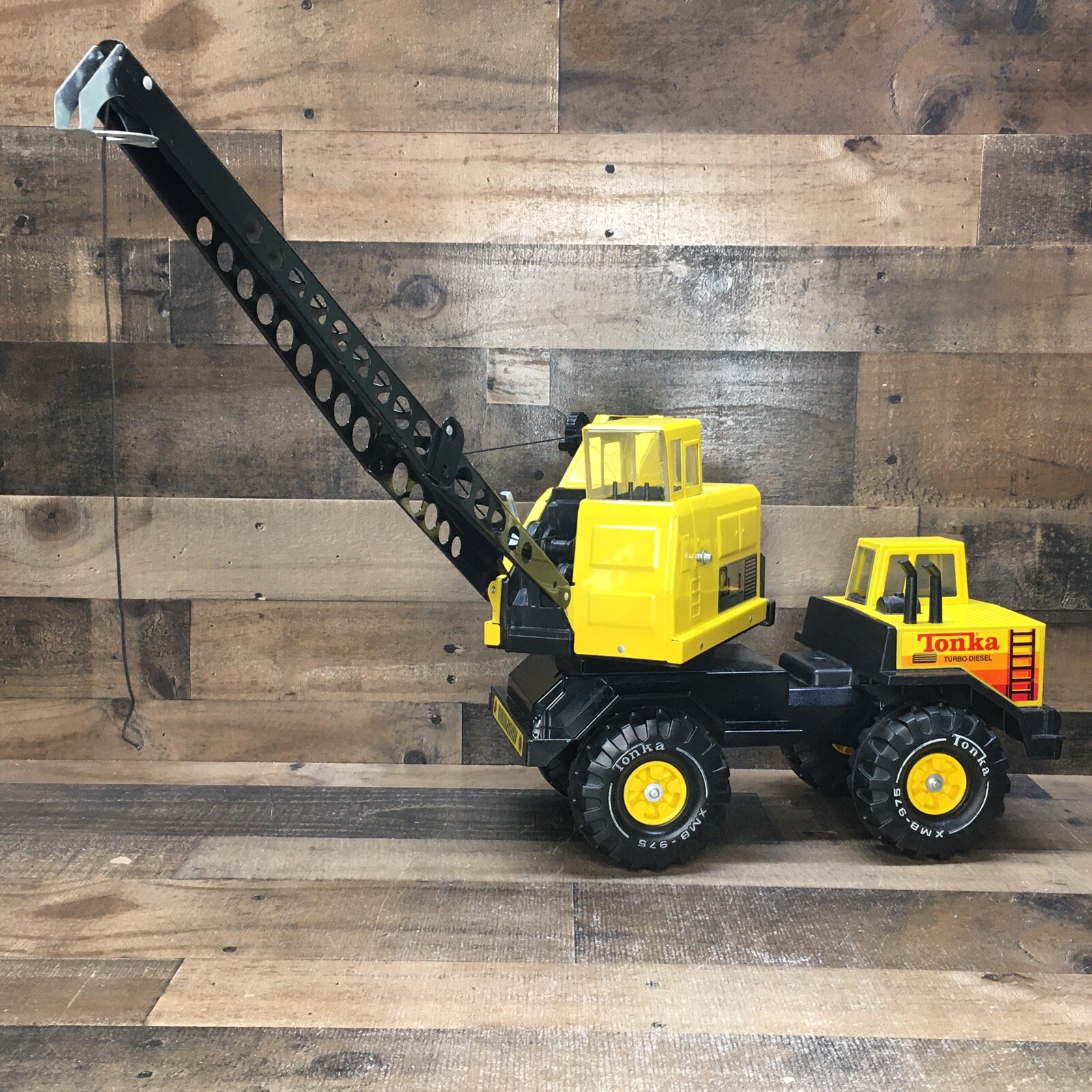 Vintage Tonka Turbo-Diesel Crane 54782 A *Missing Bucket/Scoop* Made In USA*