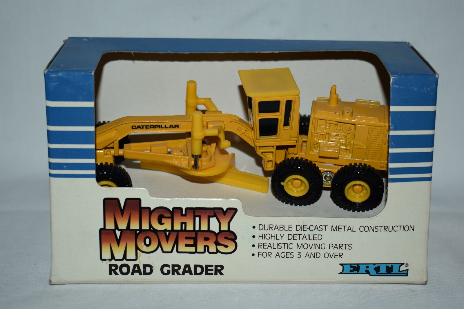 ERTL 1:64 Mighty Movers Caterpillar Road Grader #1848