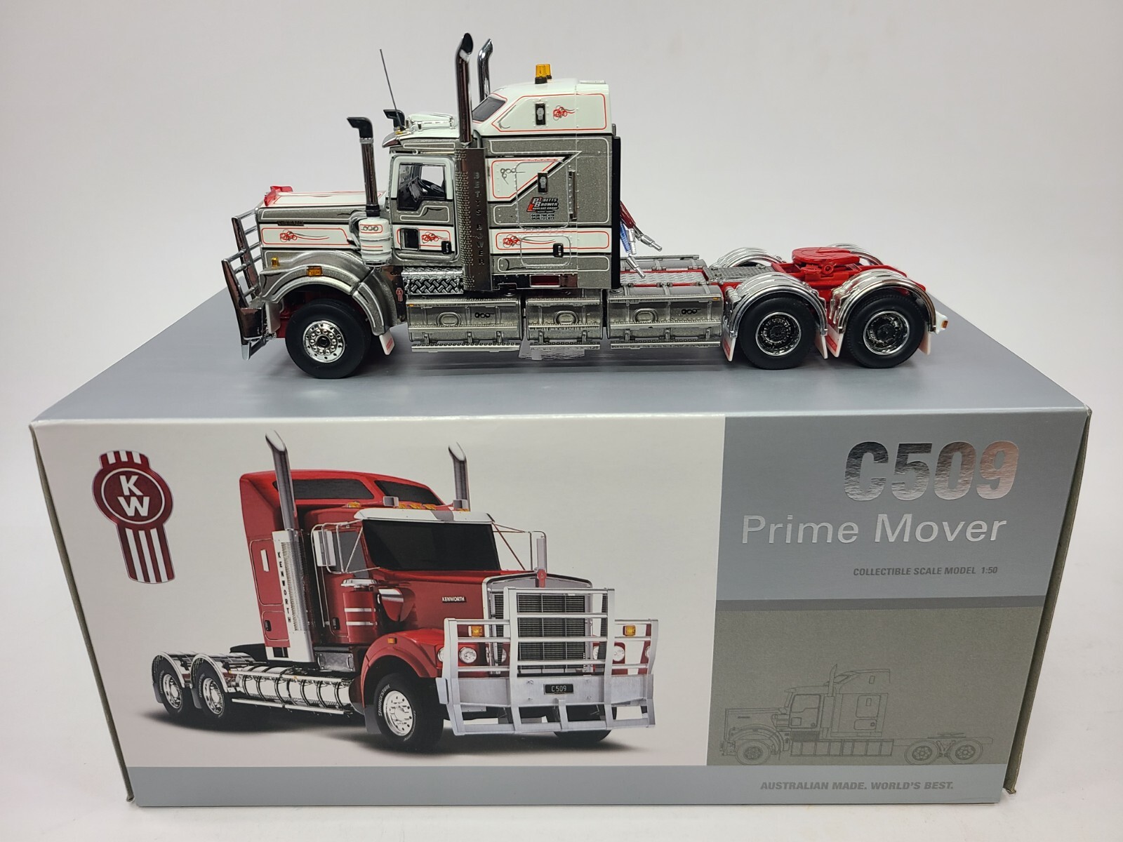 Kenworth C509 Prime Mover Truck – Betts Bower BBG – Drake 1:50 Scale #Z01388