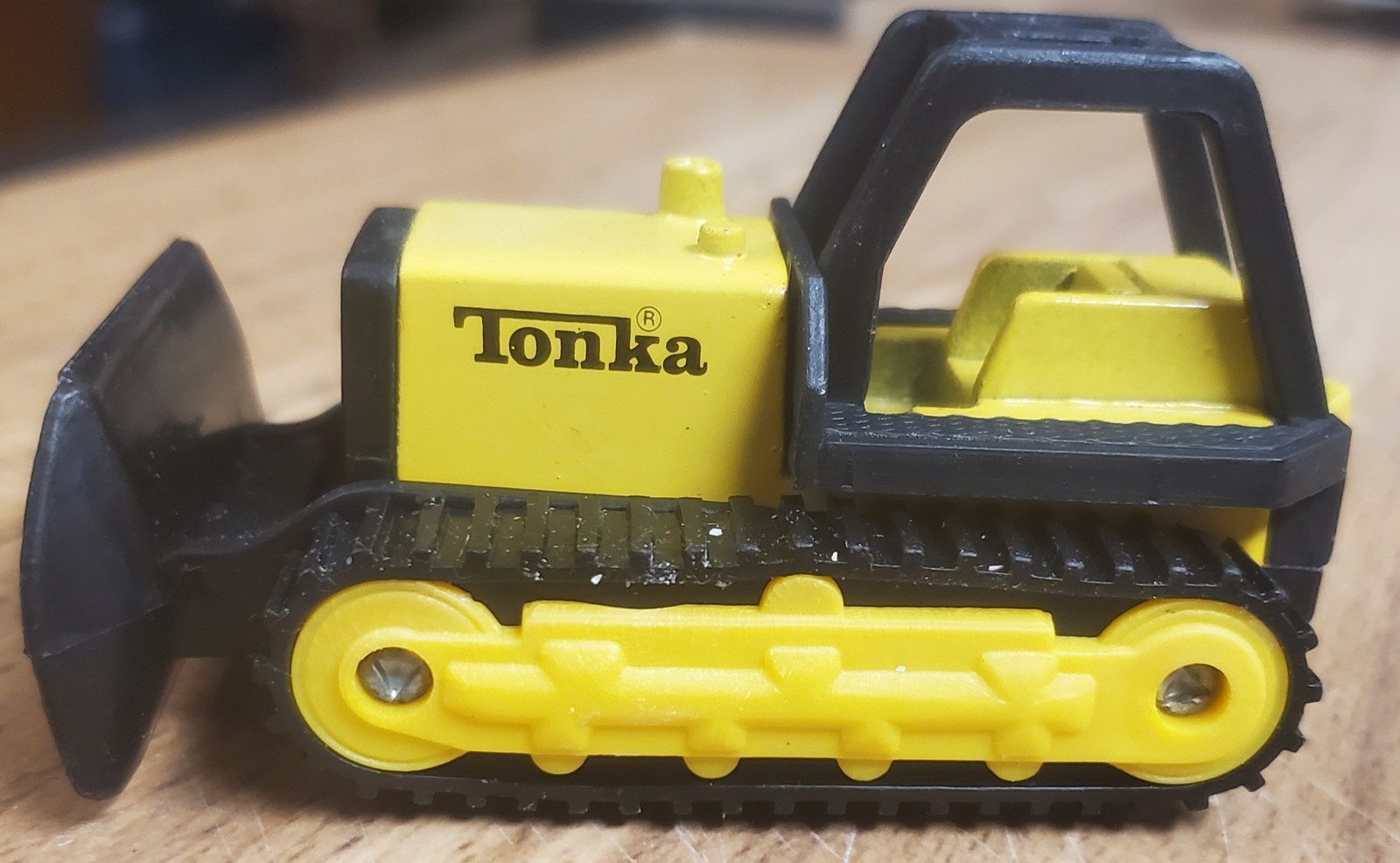 Vintage Yellow Tonka Mini Bulldozer 1994 McDonald’s Happy Meal Toy – 3.25″