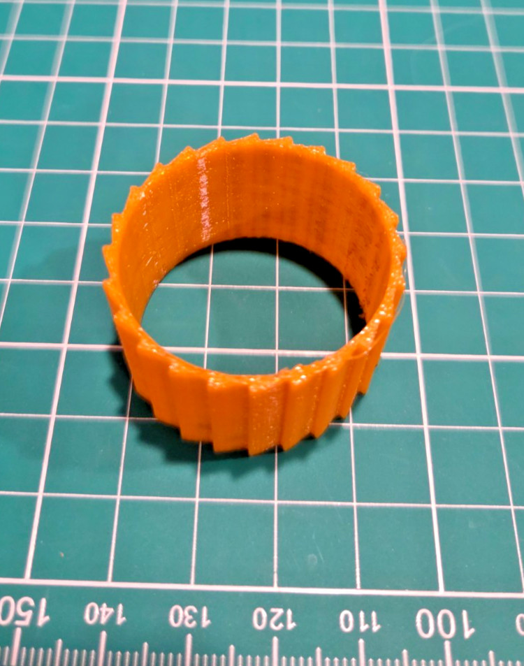 Replica Ertl Cat 613C Elevating Scraper Belt – Yellow 3D TPU