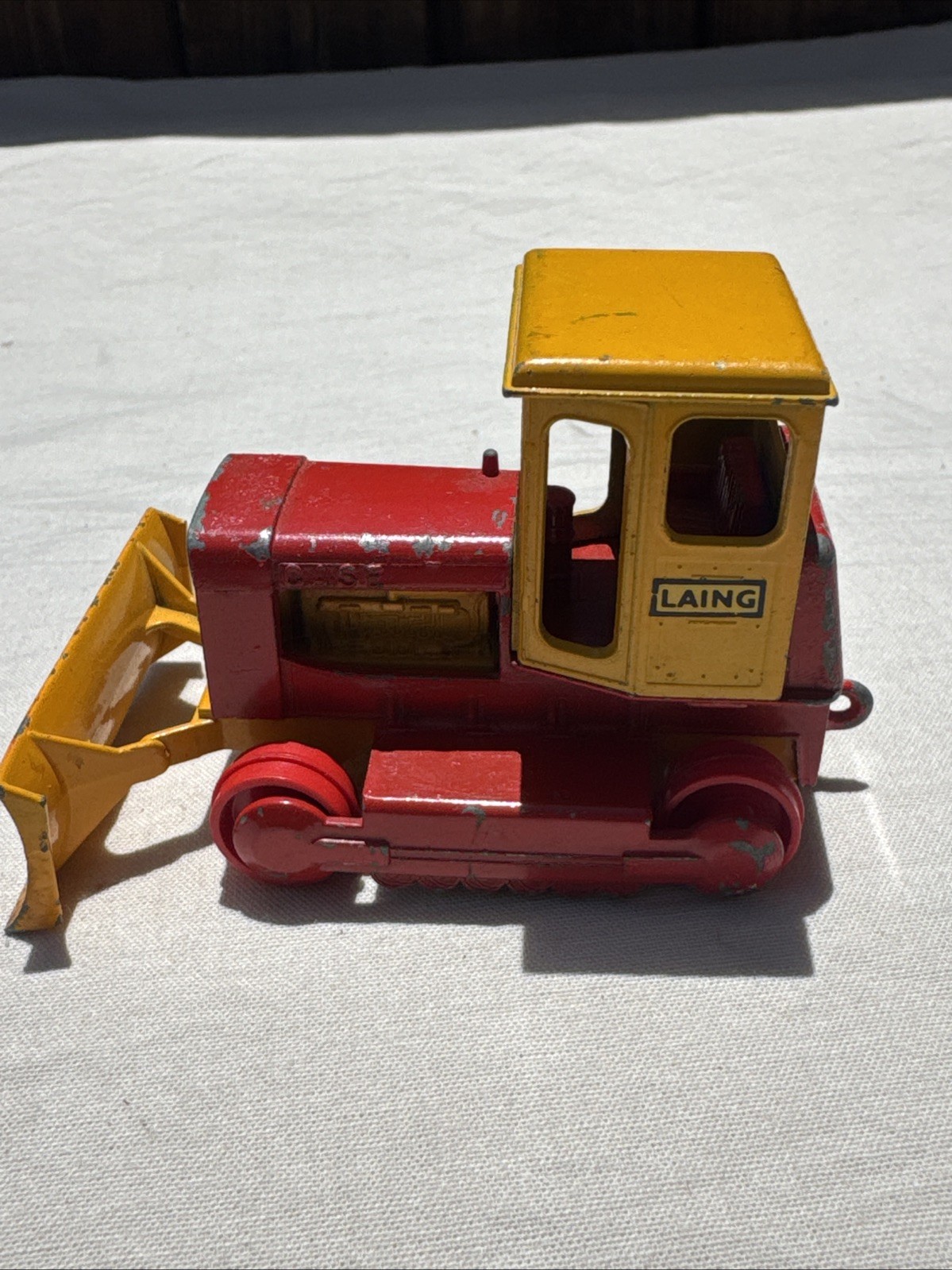 Lesney/Matchbox King Size #K17 Case Tractor *Missing One Track