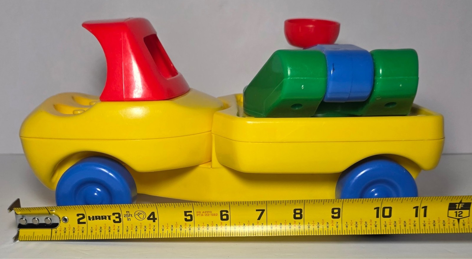 Vintage 1985 Little Tikes Red Yellow Green Blue Up ‘N Down Cherry Picker