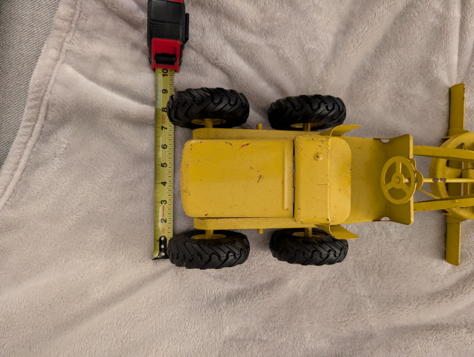 Doepke Adams Road Grader Diesel Pressed Steel Yellow/Black Vintage