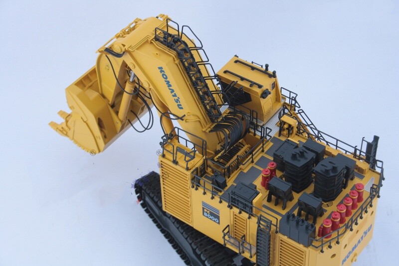 1:50 BYMO PC8000-11 Excavator Diesel Shovel Construction Machine Diecast Model