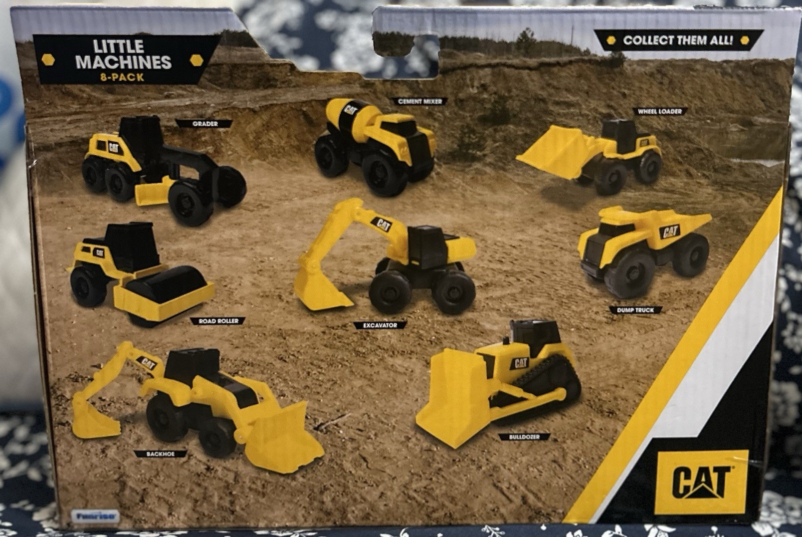 CAT Little Machines Megapack 3 inch 8-Pack Caterpillar Constuction Vehicles NEW