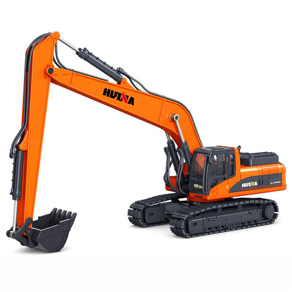 1:50 Excavator Construction Vehicle Model Toy Metal Diecast Digger Truck Orange