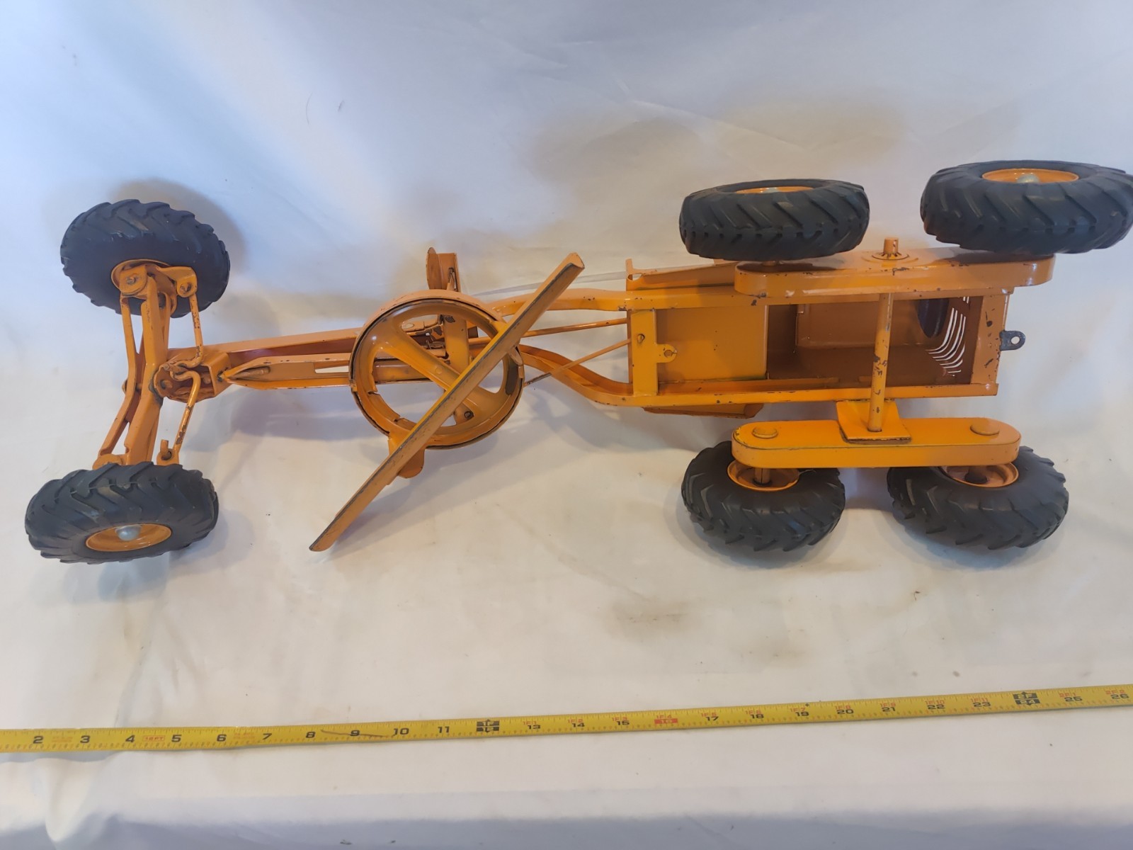Doepke Model Toys Adams Road Grader Diesel Motor Steel 1950’s Vintage Great Cond