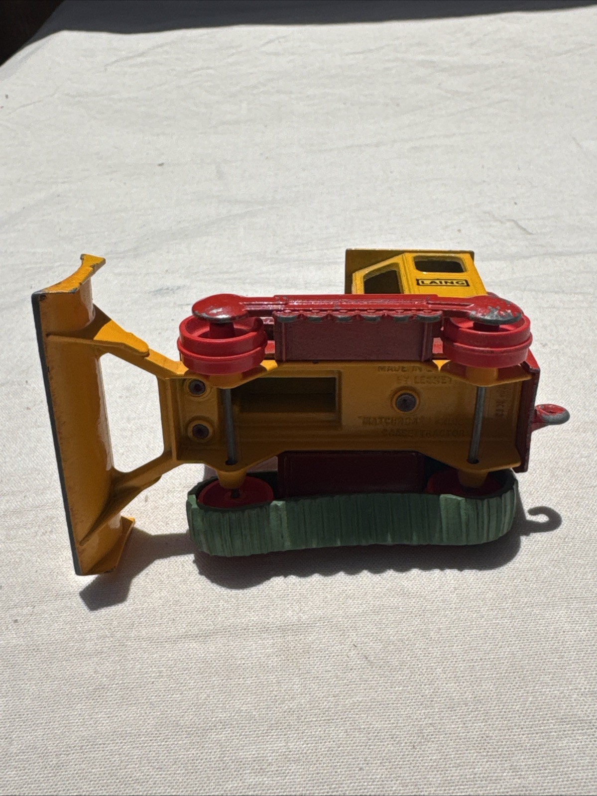 Lesney/Matchbox King Size #K17 Case Tractor *Missing One Track
