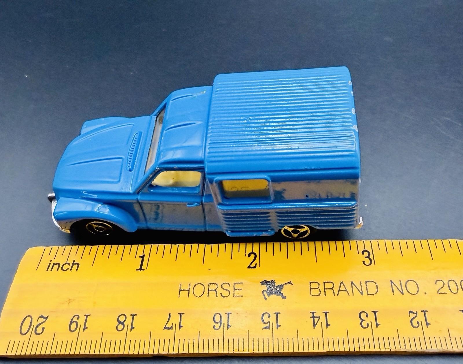 Vintage 1980s MAJORETTE 235 Citroen VAN BLUE Made in France Delivery Original