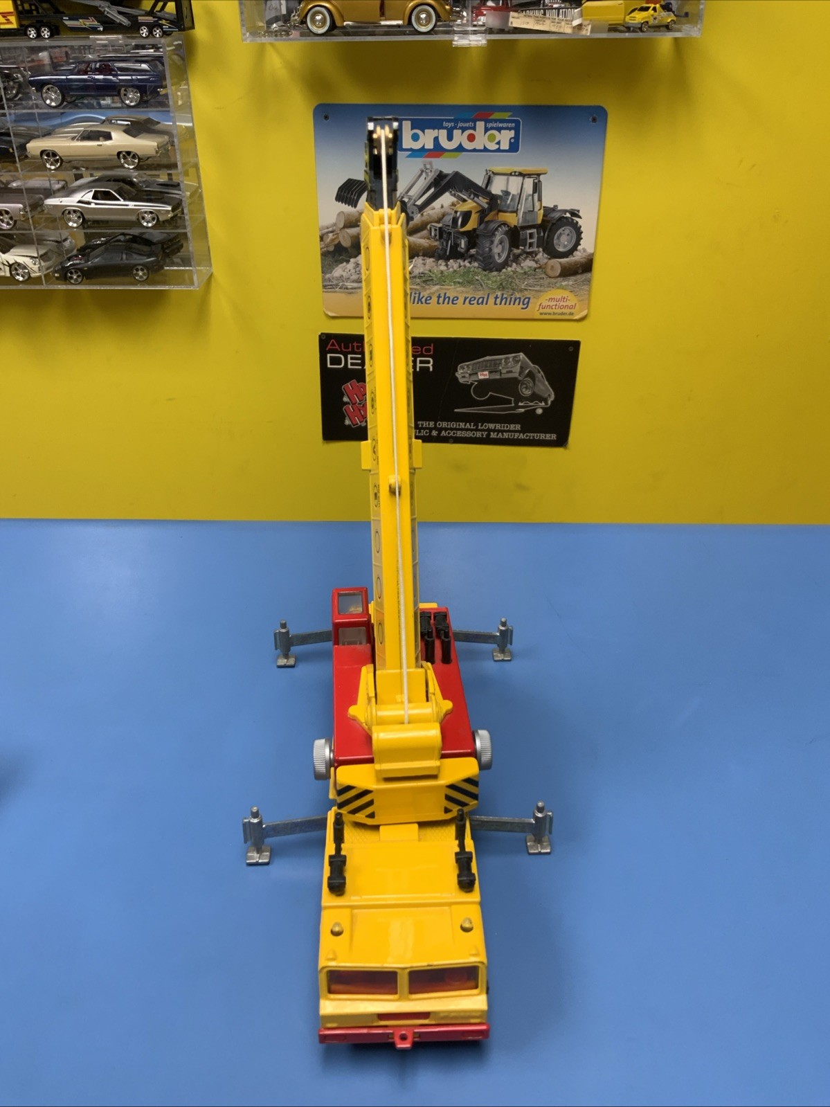 Vintage SIKU Tragkraft Hydraulic Grove Construction Crane W. Germany #4010